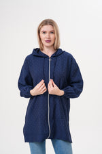AYZ Wendy Cape Navy Blue