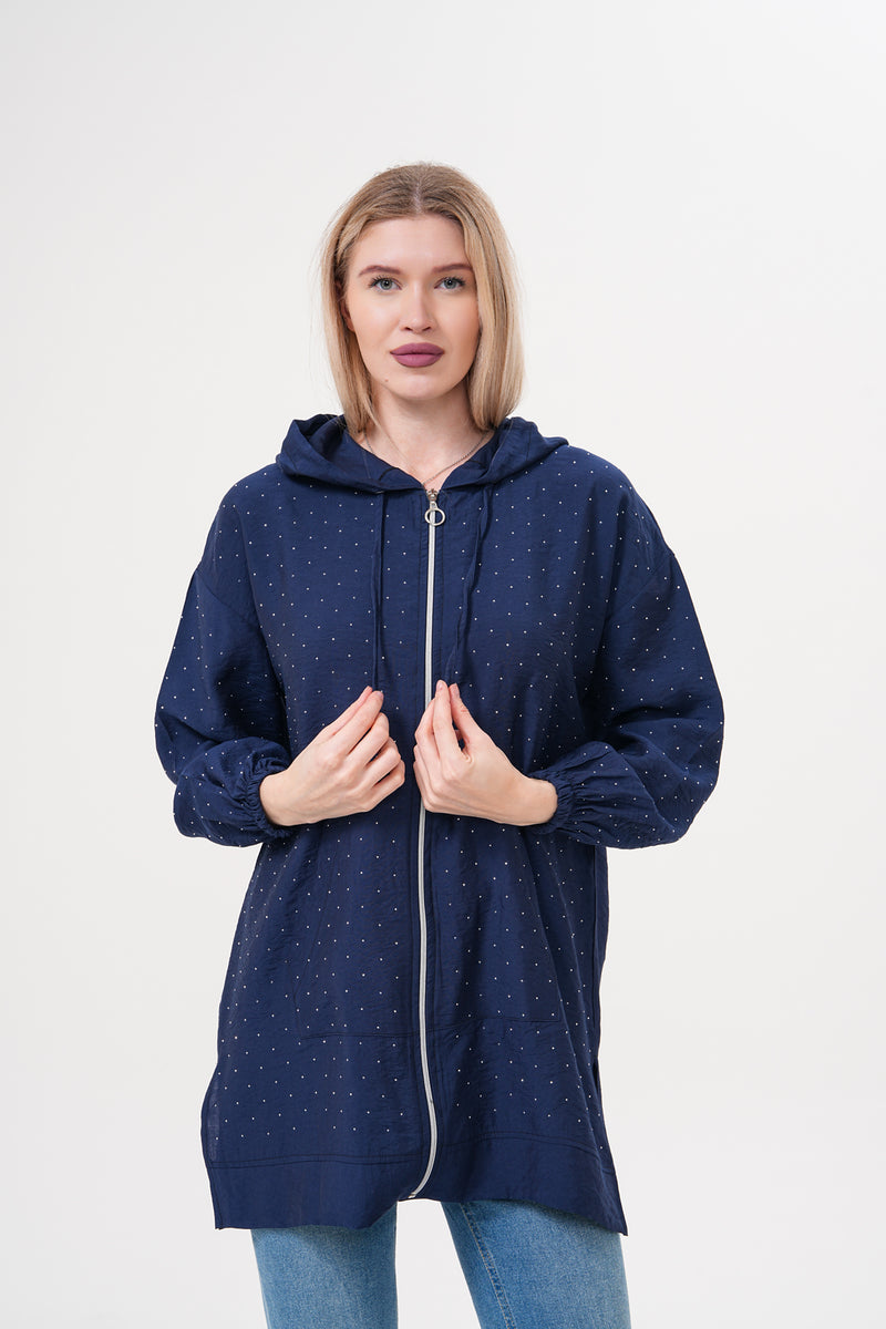 AYZ Wendy Cape Navy Blue