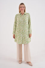PLL 202A Plus Size Tunic Light Green