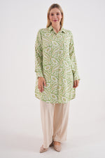 PLL 202A Plus Size Tunic Light Green