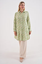 PLL 202A Plus Size Tunic Light Green