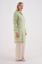PLL 202A Plus Size Tunic Light Green