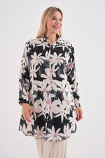PL 202A Plus Size Tunic Black