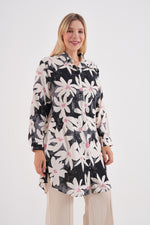 PL 202A Plus Size Tunic Black