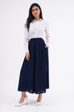 MRW Skirt Pants Navy Blue