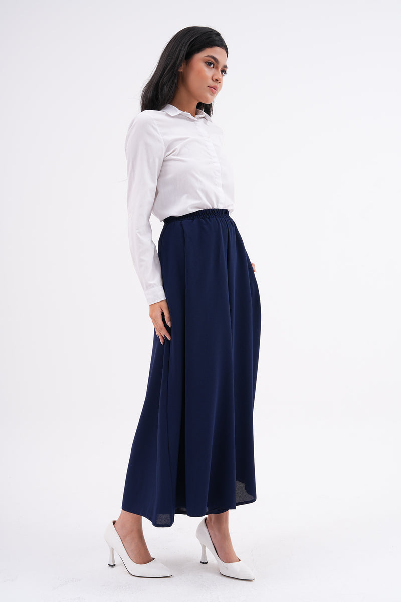 MRW Skirt Pants Navy Blue