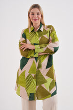 PL 202A Plus Size Tunic Dark Green