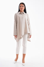 P&F Short Pop Tunic Stone