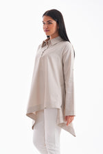 P&F Short Pop Tunic Stone