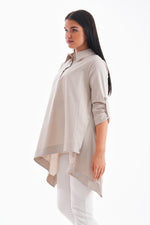 P&F Short Pop Tunic Stone