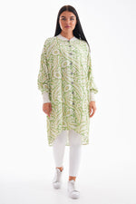 PL 110 Viscose Tunic Light Green
