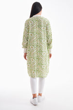 PL 110 Viscose Tunic Light Green