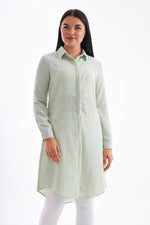 PL 301A Viscose Tunic Water Green