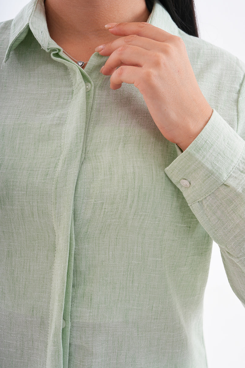 PL 301A Viscose Tunic Water Green