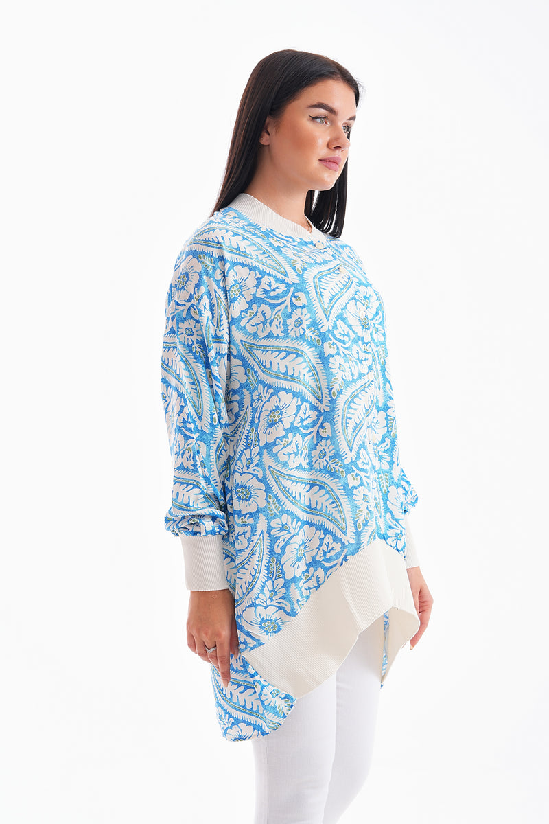 PL 107A Tunic Light Blue