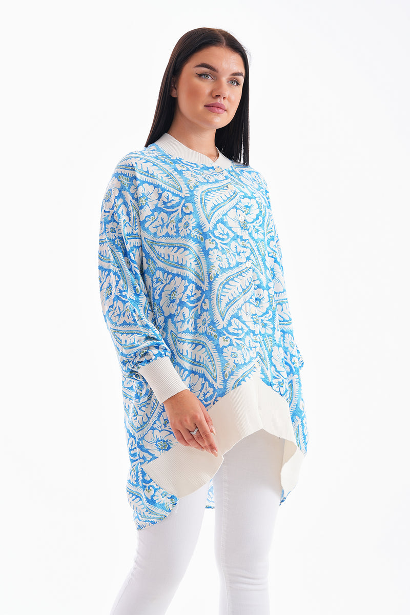 PL 107A Tunic Light Blue
