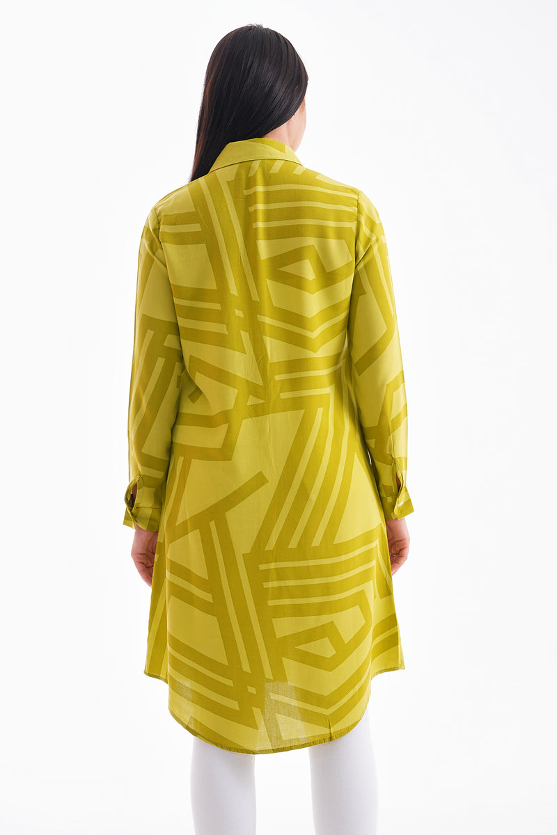 PL 201A Cotton Tunic Olive