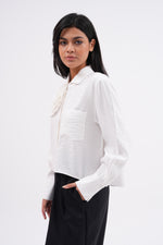 A&W Crop Top Shirt White