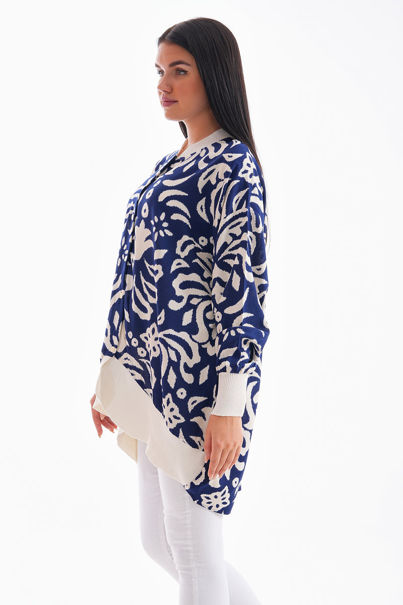 PL 107A Tunic Night Blue