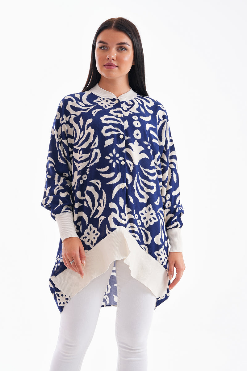 PL 107A Tunic Night Blue
