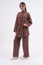 HLY Princess Pants Set Brown