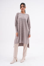 F&O Zigzag Mercerized Tunic Earth Color