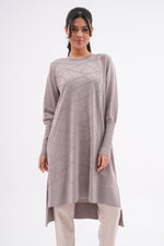 F&O Zigzag Mercerized Tunic Earth Color