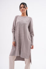 F&O Zigzag Mercerized Tunic Earth Color