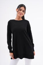 F&O Basic Mercerized Tunic Black