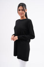 F&O Basic Mercerized Tunic Black