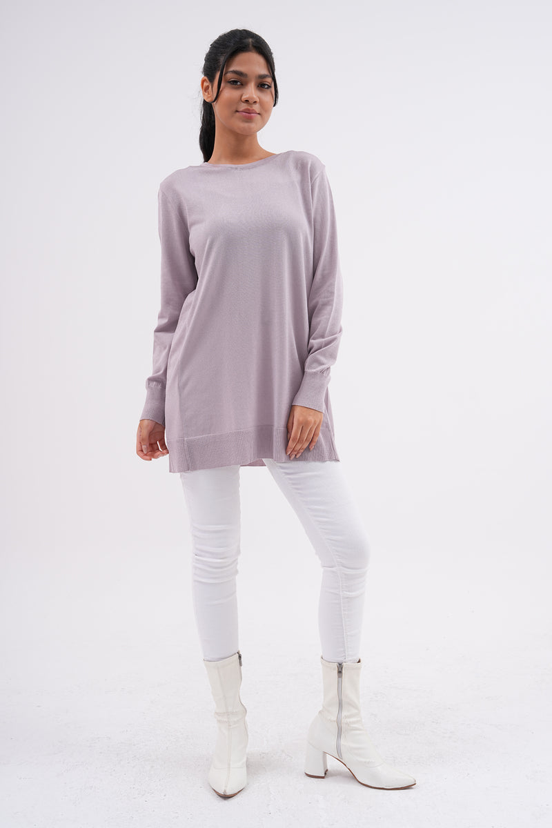 F&O Basic Mercerized Tunic Gray