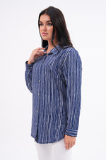 KFTN Striped Tunic Navy Blue