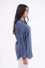 KFTN Striped Tunic Navy Blue