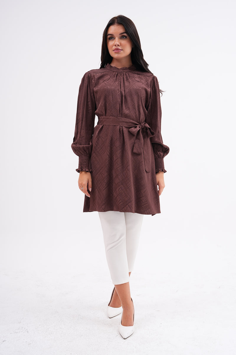 NSH Beliza Tunic Brown