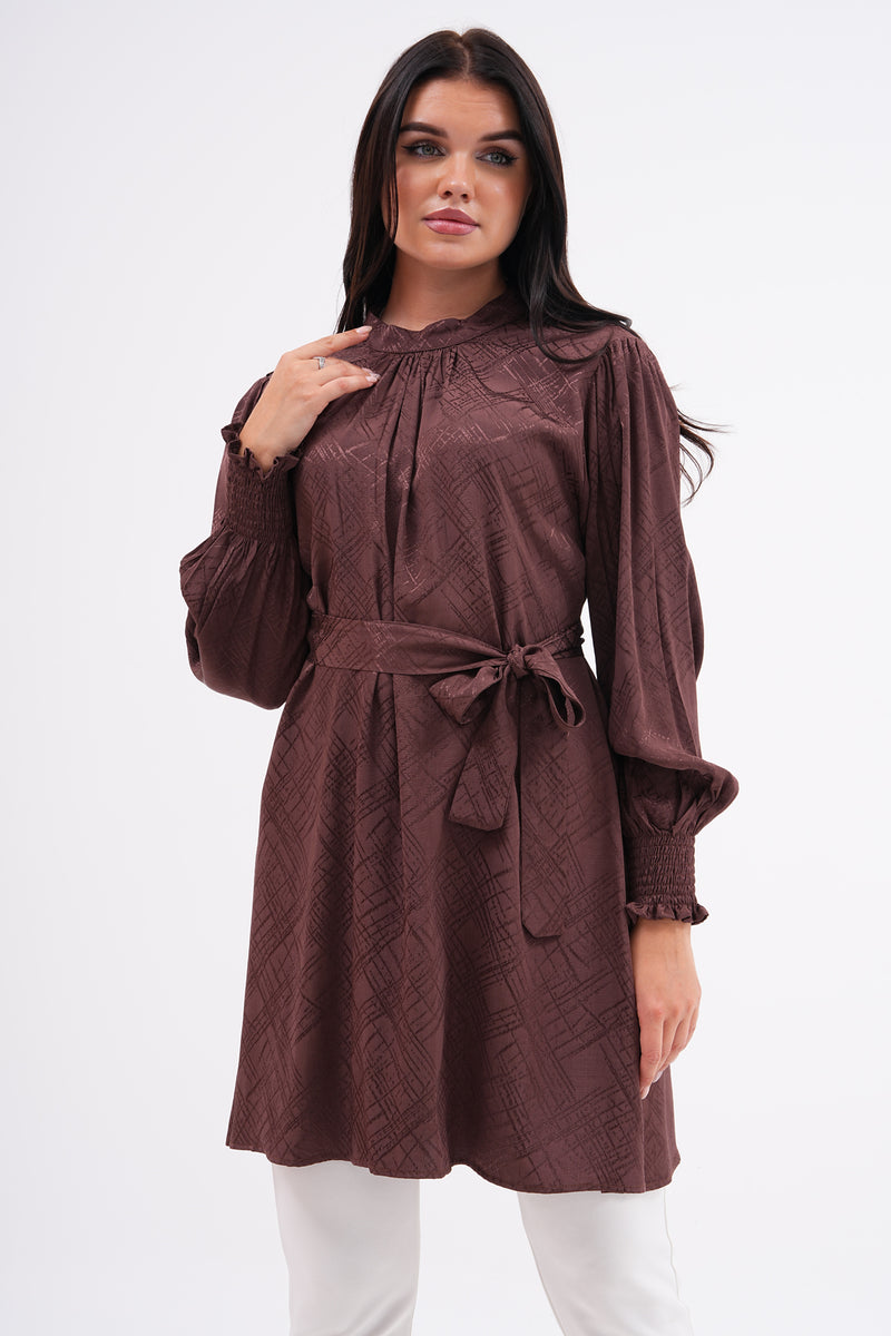 NSH Beliza Tunic Brown