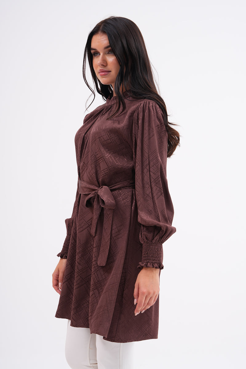 NSH Beliza Tunic Brown