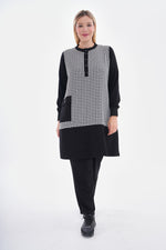 SR Crowfoot Pocket Tunic Black