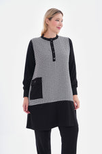 SR Crowfoot Pocket Tunic Black