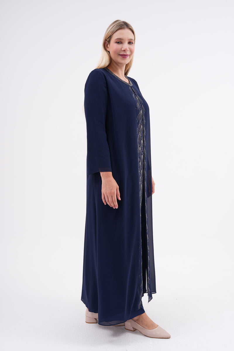 CZG Brilliant Dress Navy Blue