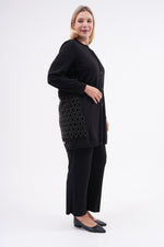 F&G Cardigan With Inner Black