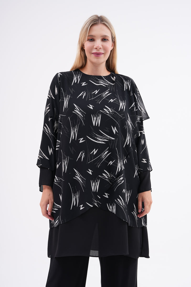 DL Asymmetrical Tunic Ecru