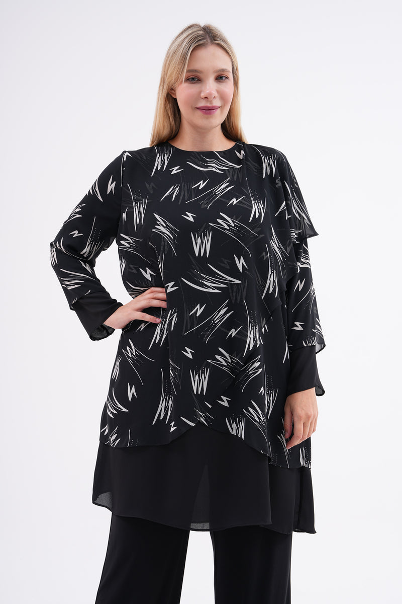 DL Asymmetrical Tunic Ecru