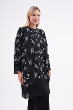 DL Asymmetrical Tunic Ecru