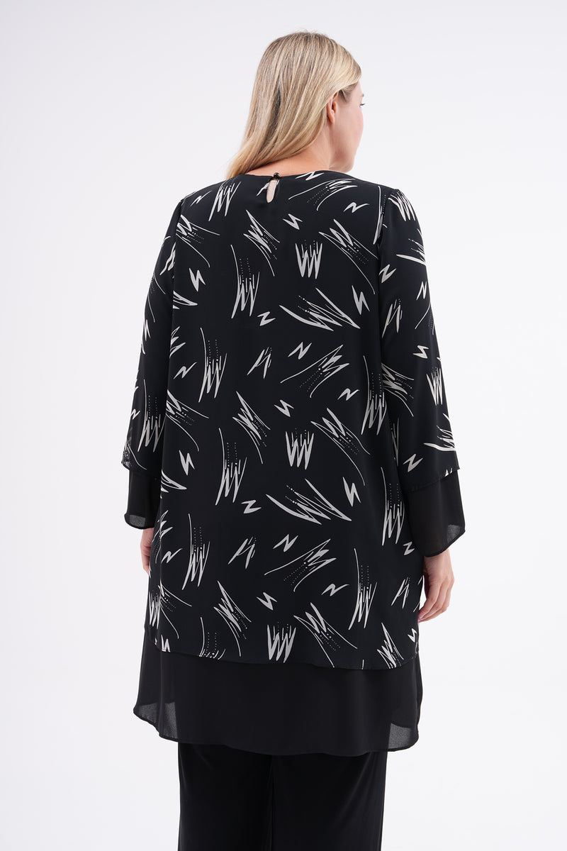 DL Asymmetrical Tunic Ecru