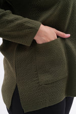 F&O Granma Cardigan Khaki