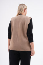 F&O Granma Knitted Vest Mink