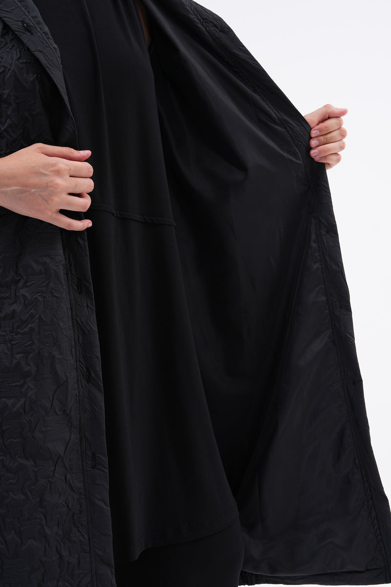 DL Removal Hoodied Cape Black