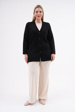 F&O Granma Cardigan Black