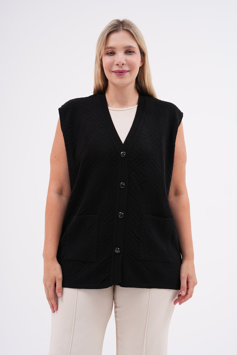 F&O Granma Button Down Vest