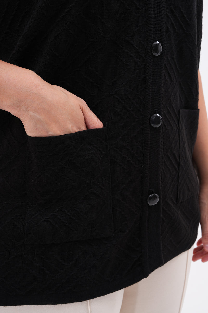 F&O Granma Button Down Vest